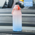 Botol Air Gradien Frosted Baru Botol Air 2 Liter